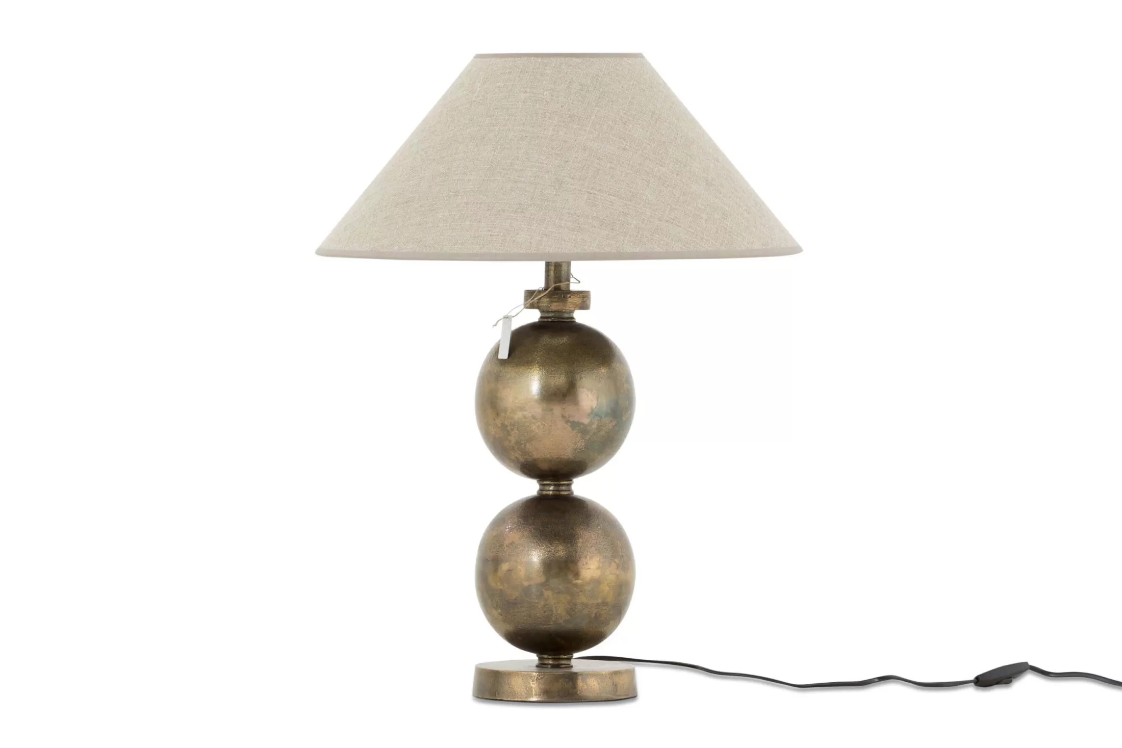 Flamant Lighting^Annelie, Table Lamp, Antique Brass Finish