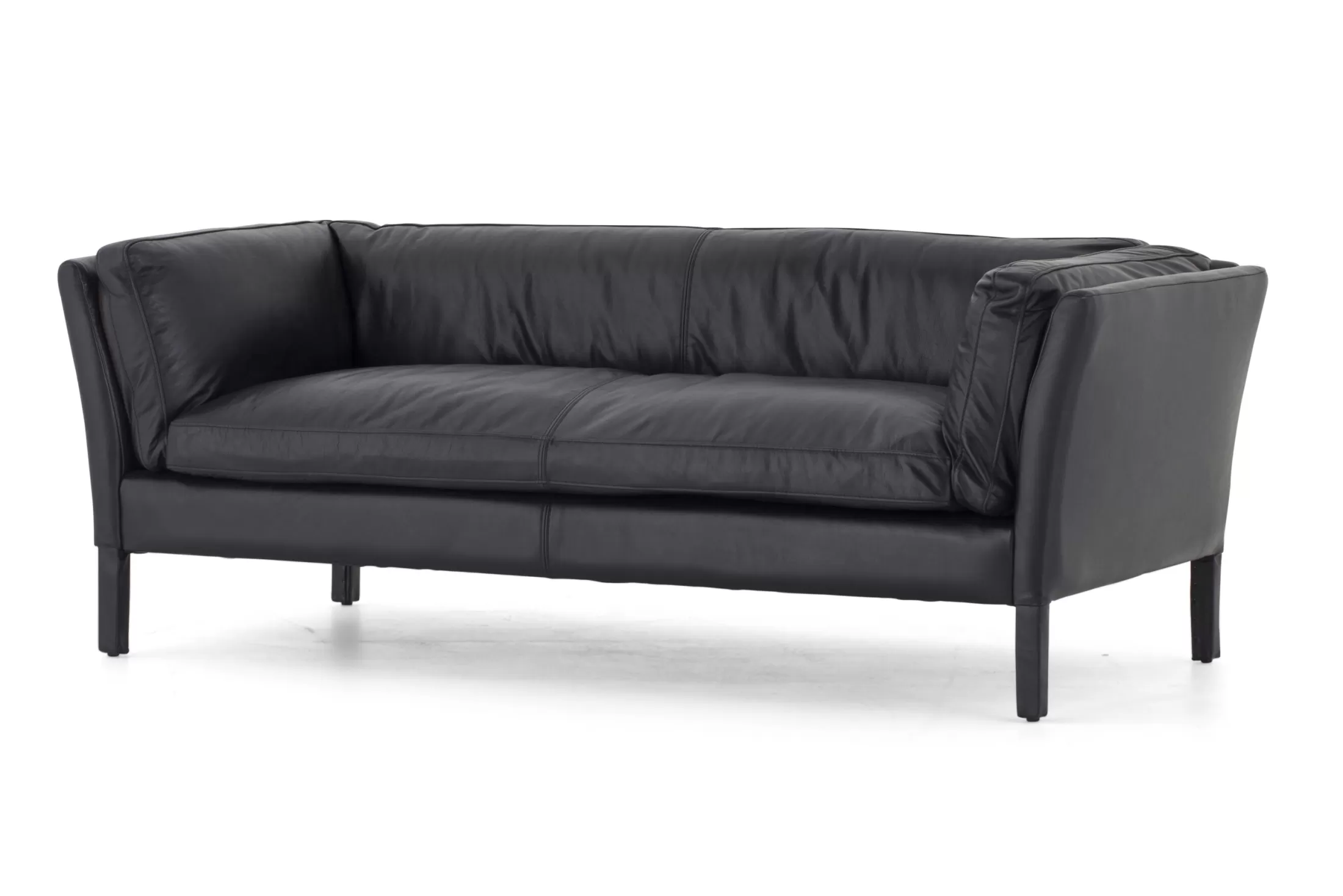 Flamant Couches^Bellamy, Sofa, Black, Leather, 2,5 Seater