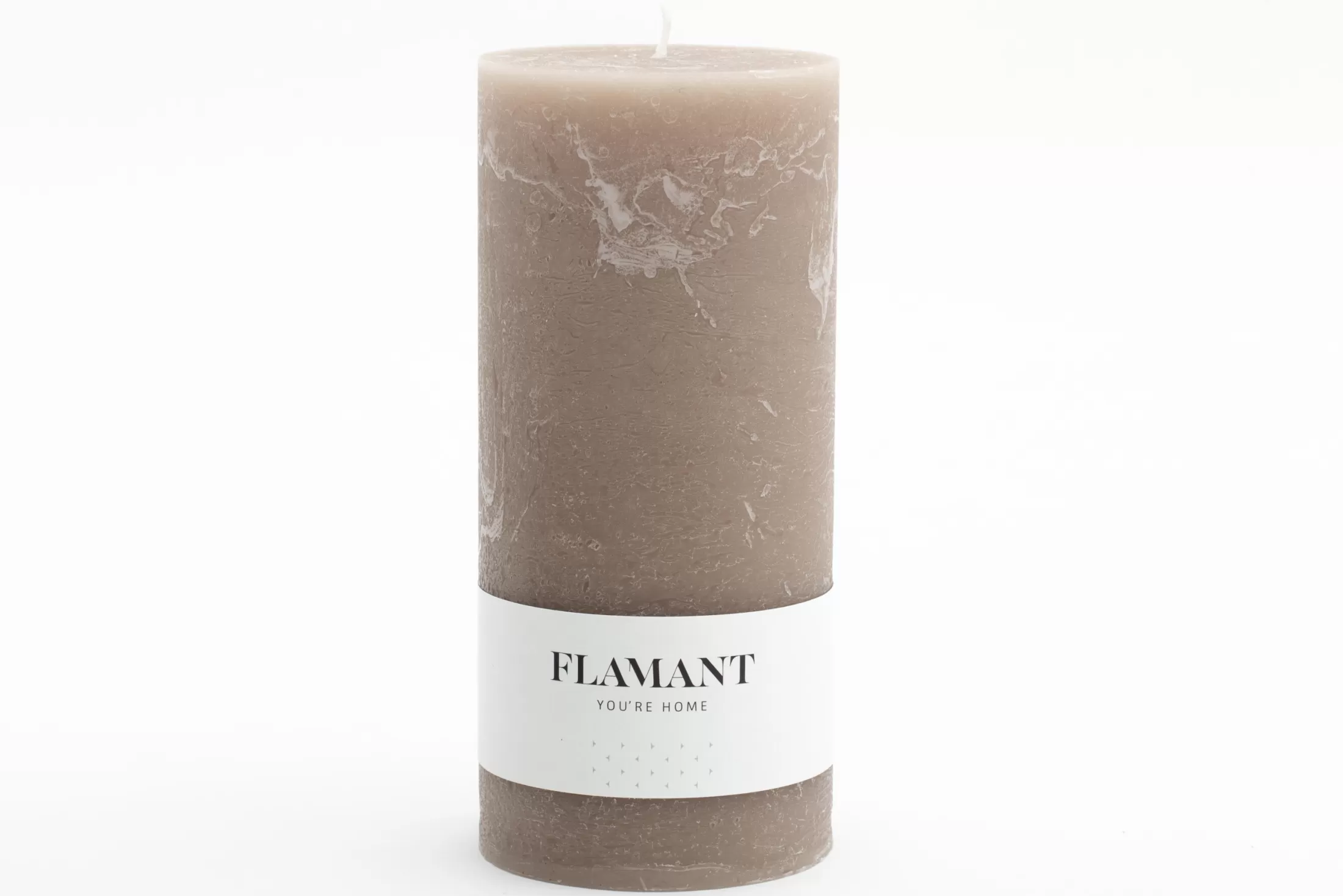 Flamant Decoration^Beth, Candle, Colour Taupe, 9X20Cm