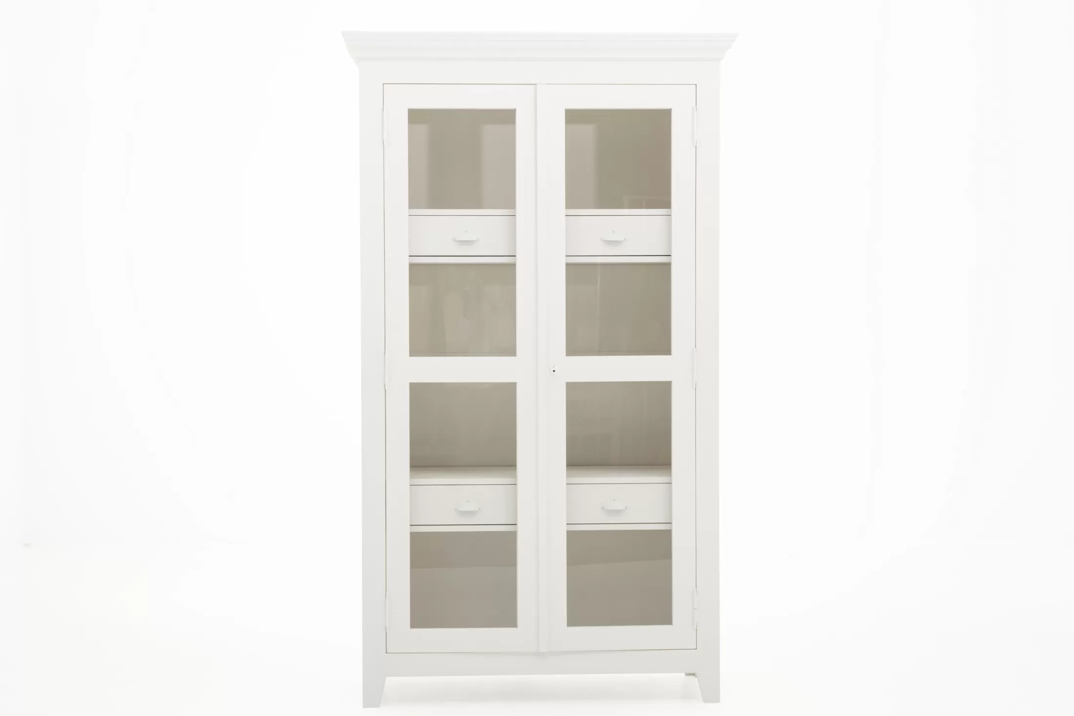 Flamant Cupboards^Brest, Display Cabinet, 2 Doors And 4 Drawers