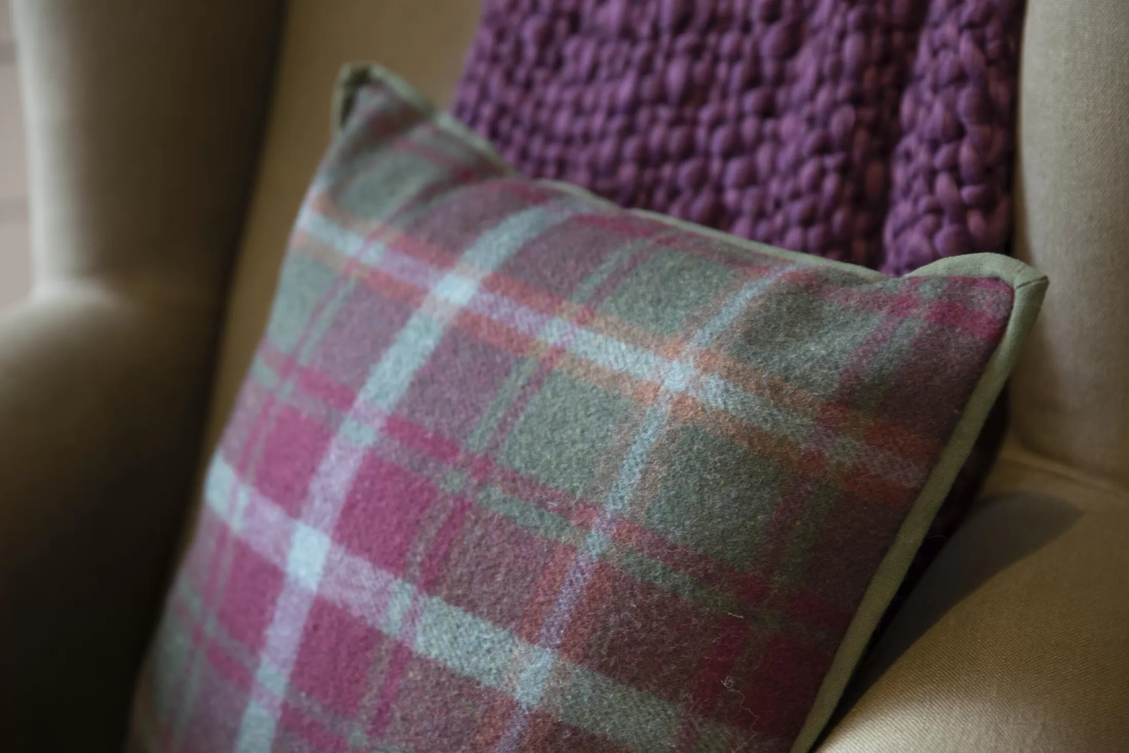 Flamant Home Textiles^Camila, Cushion, Checked