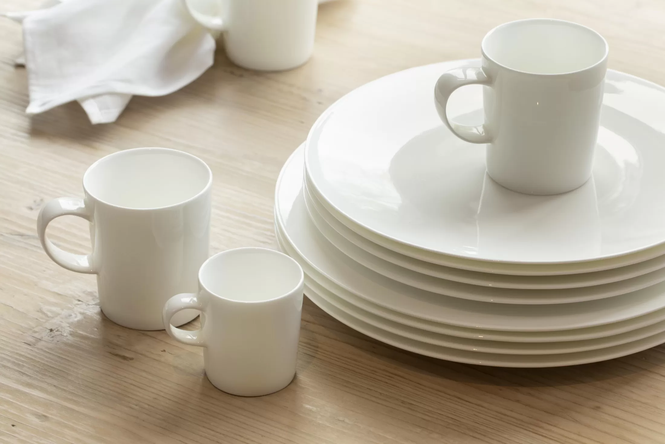 Flamant Plates, Dishes And Bowls^Cathy, Mug, Bone China, White, 200Ml