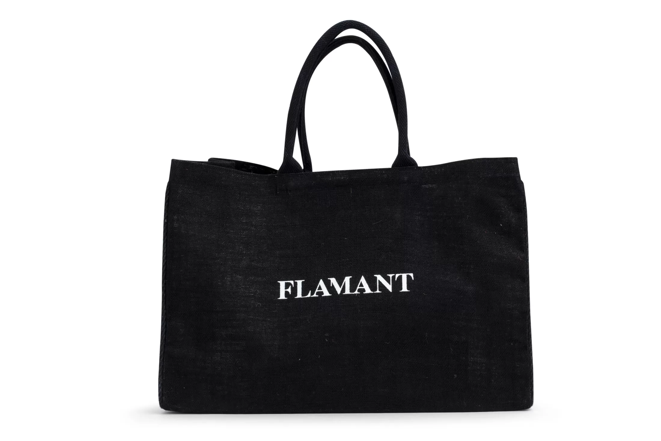 Flamant Mothers Day^ Bag, Shopping Bag, Jute, Black