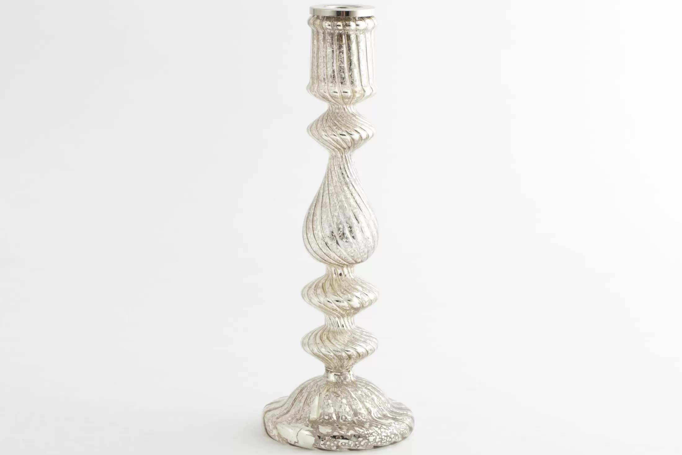 Flamant Decoration^Gideon, Candlestick, Mercury Glass, L