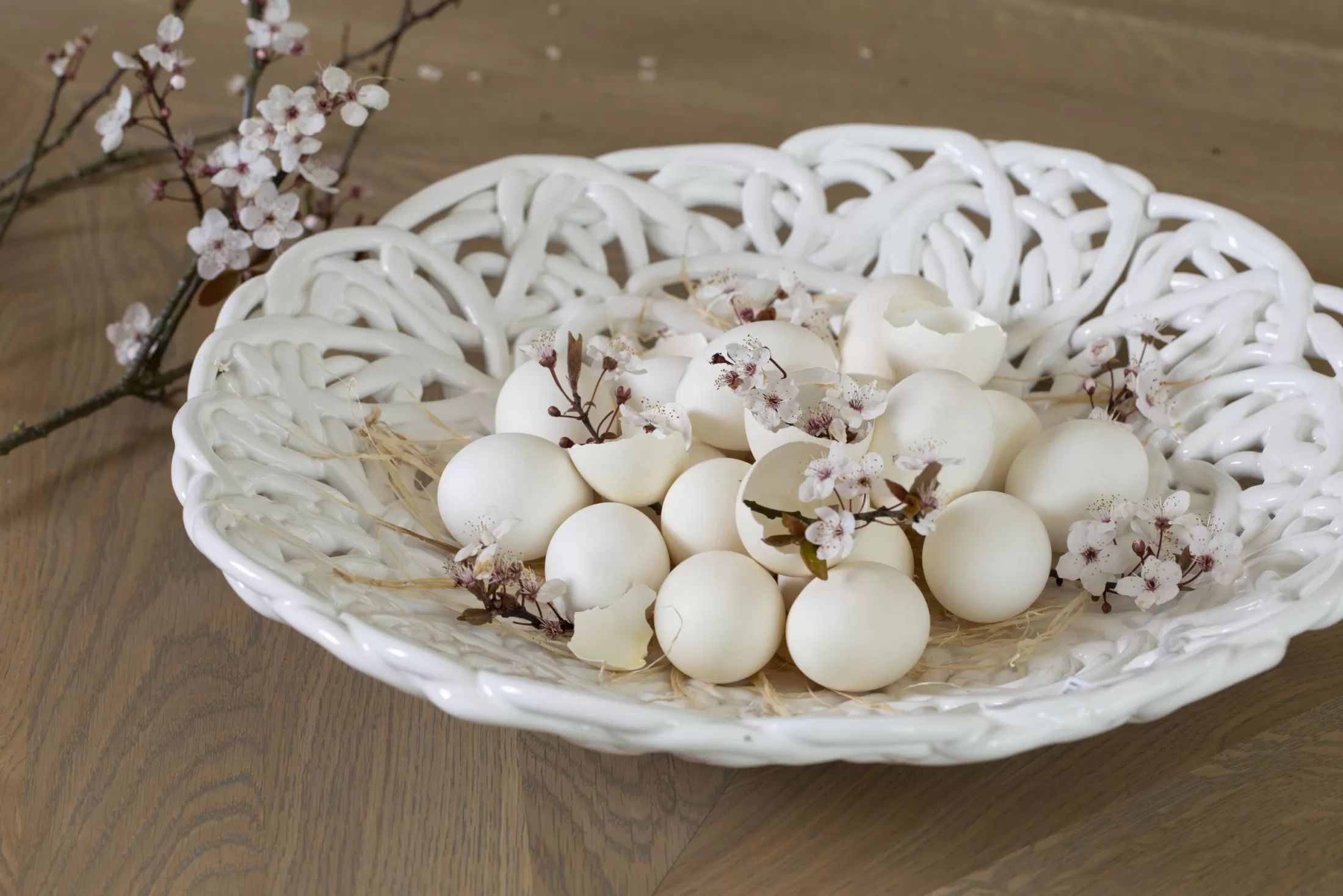 Flamant Decoration^Grace, Bowl, Ceramic, White