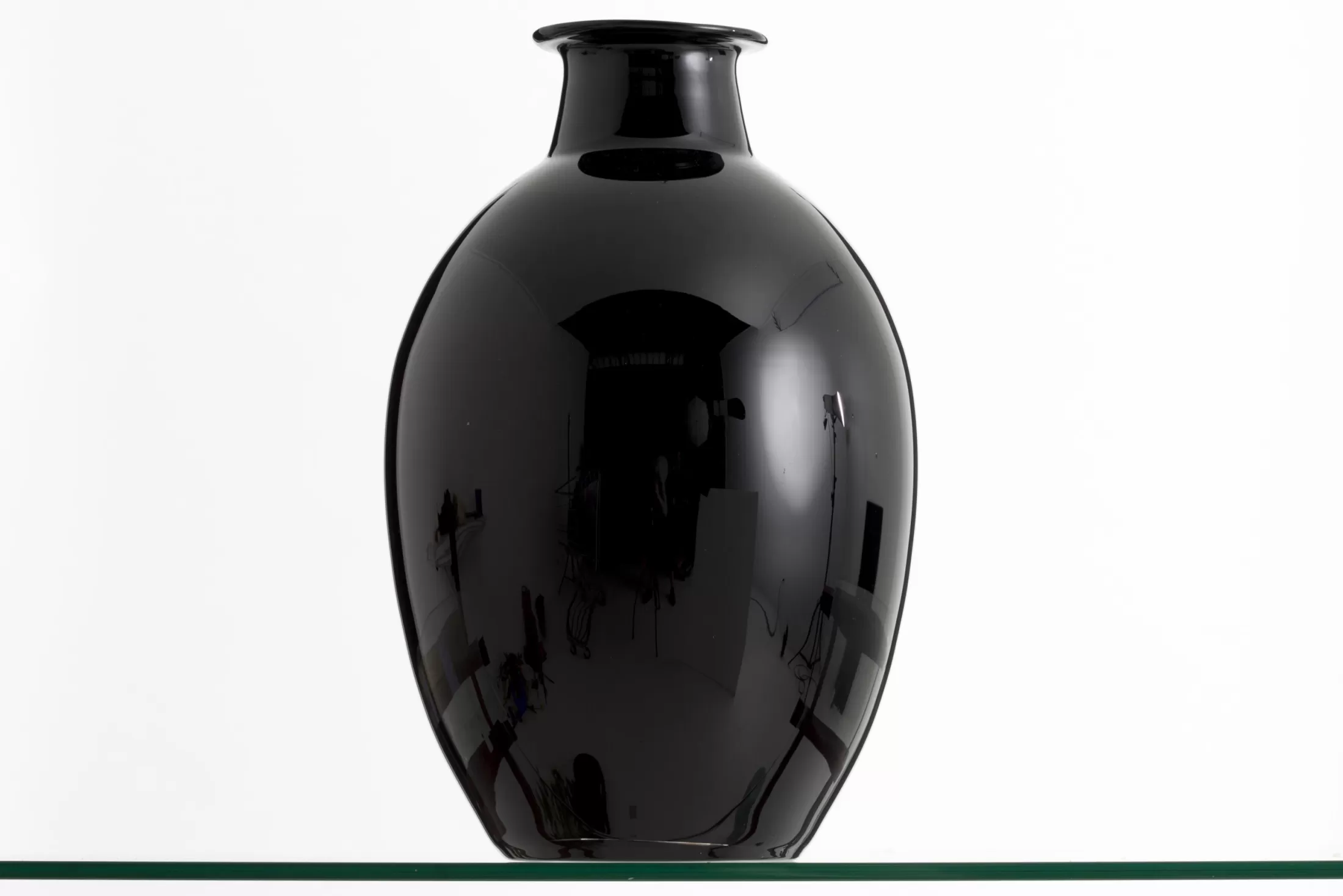 Flamant Mothers Day^Griegos, Vase, Glass, Black