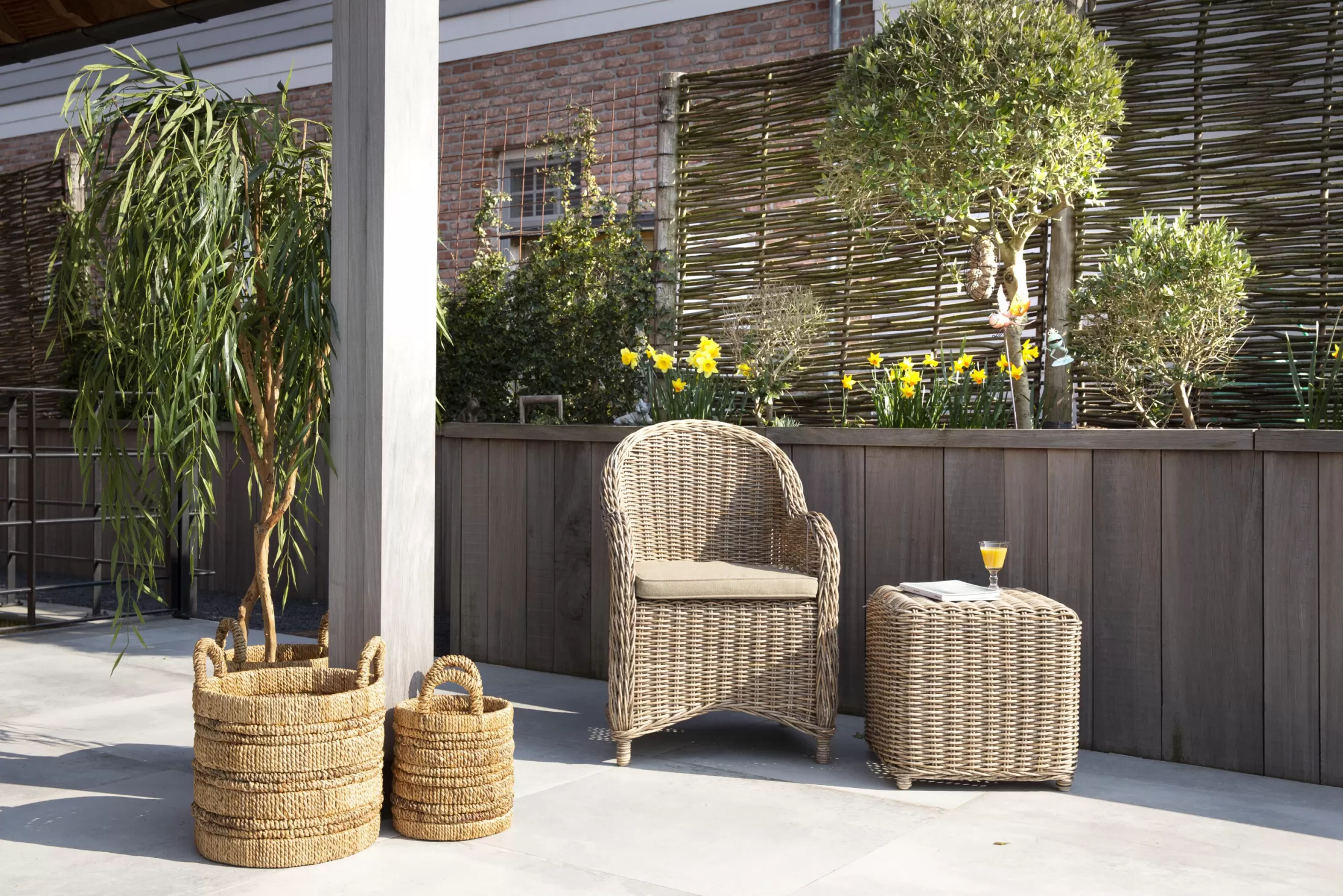 Flamant Garden Chairs^Hills, Garden Armchair, With Cushion