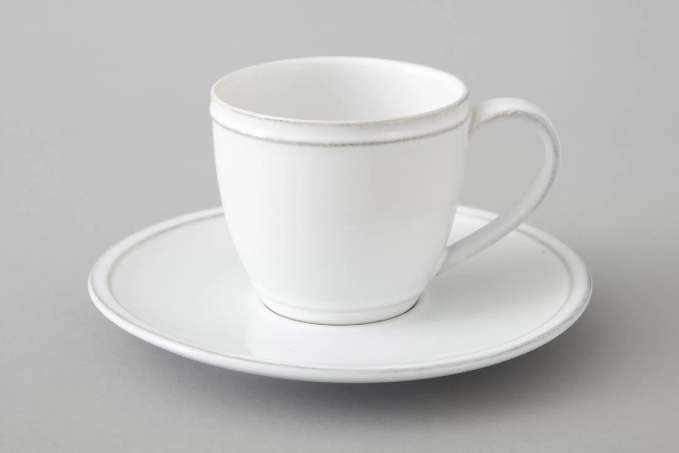 Flamant Plates, Dishes And Bowls^Jille, Cup And Saucer, Ceramic, White, M, 150Ml