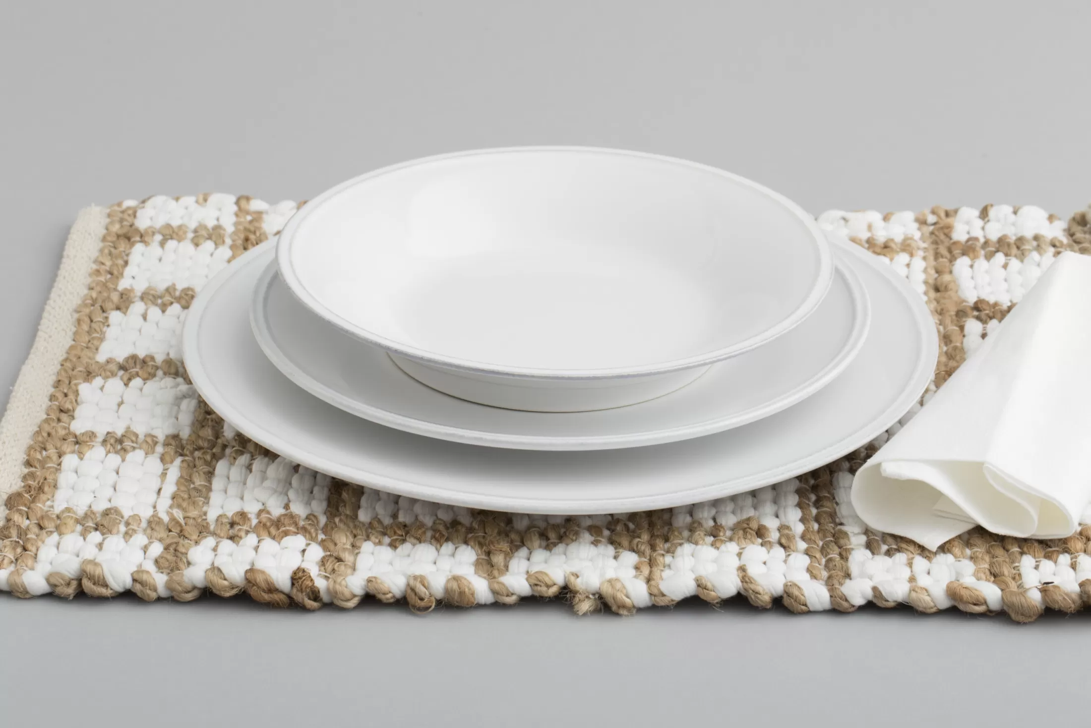 Flamant Plates, Dishes And Bowls^Jille, Plate, Ceramic, White, 34Cm