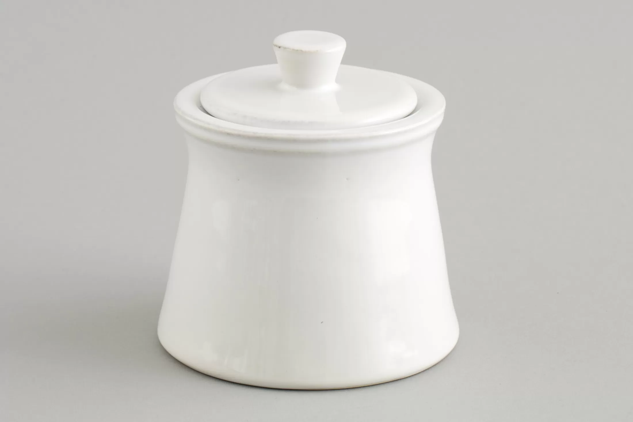 Flamant Plates, Dishes And Bowls^Jille, Sugar Pot, Ceramic, White