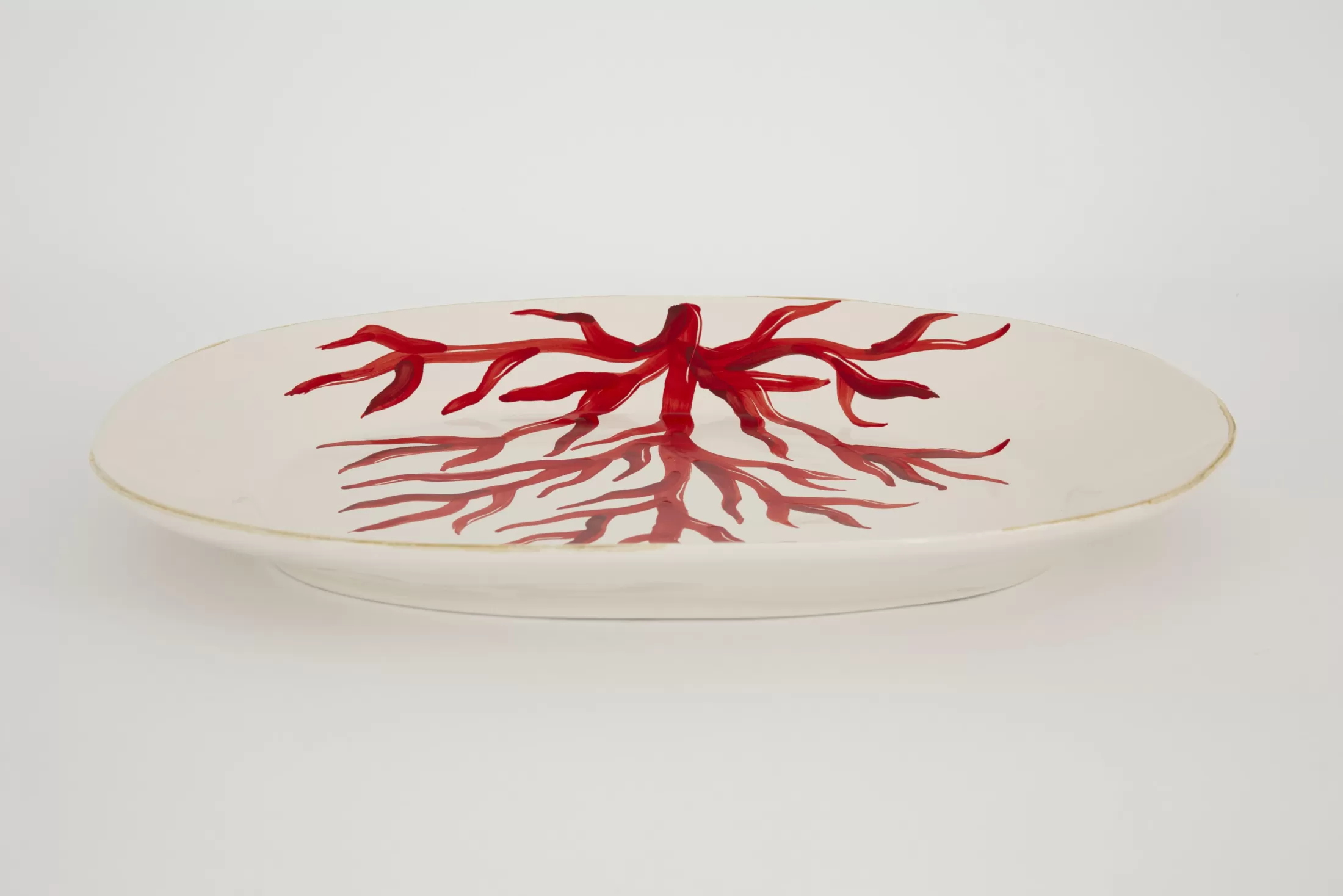 Flamant Plates, Dishes And Bowls^Kao, Serving Plate, Coral, Oval