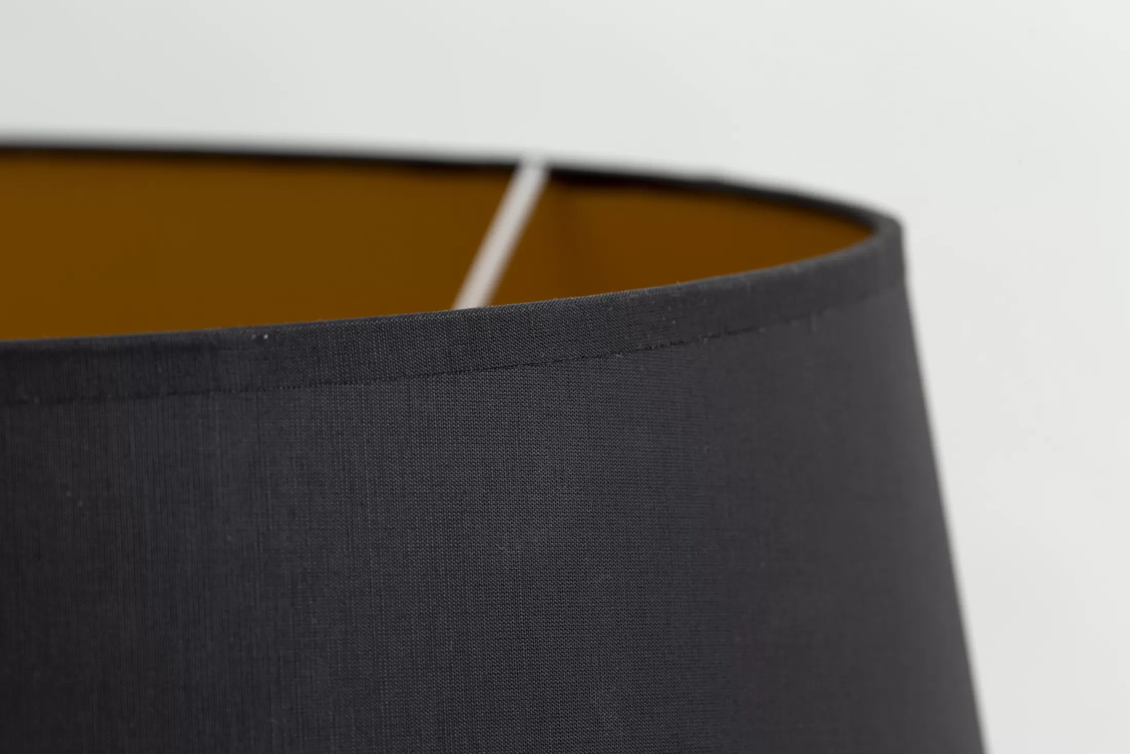 Flamant Lighting^Lindro, Lampshade, Black And Gold, Cylinder, 50 Cm