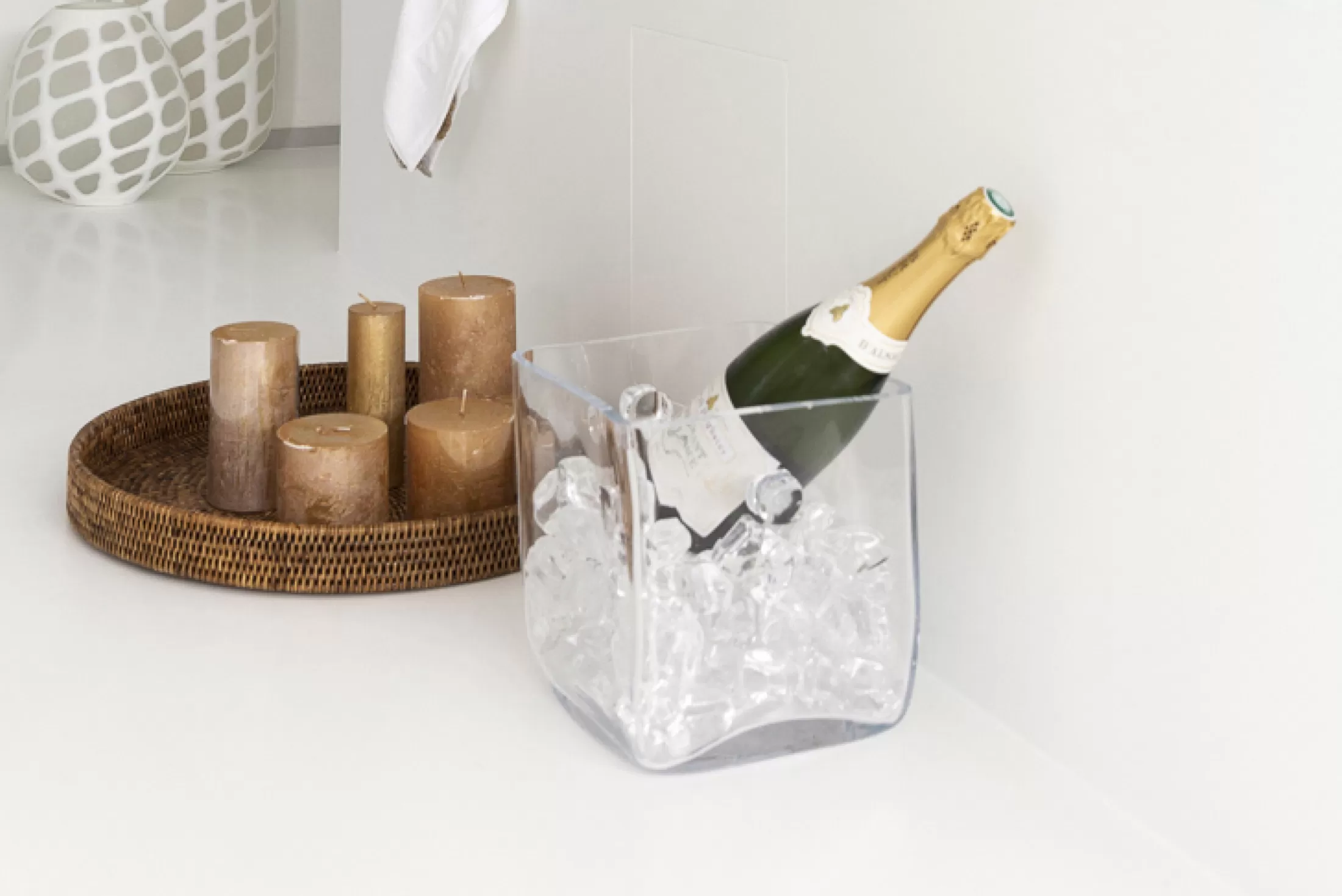 Flamant Accessories^Lucy, Champagne Cooler, Glass, Square