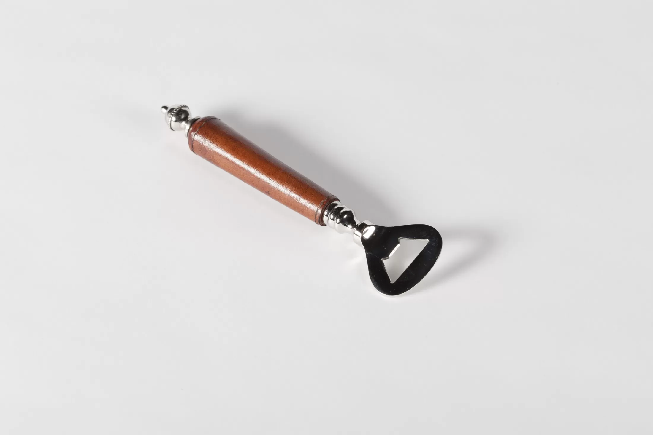 Flamant Accessories^Manhattan, Bottle Opener, Brown Leather