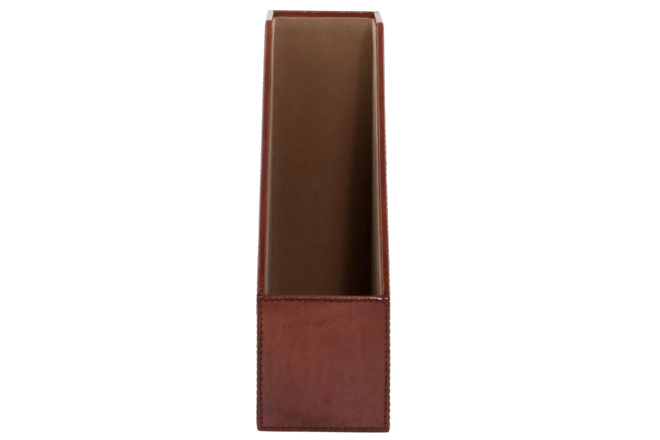 Flamant Decorations^Manhattan, File Holder, Brown Leather