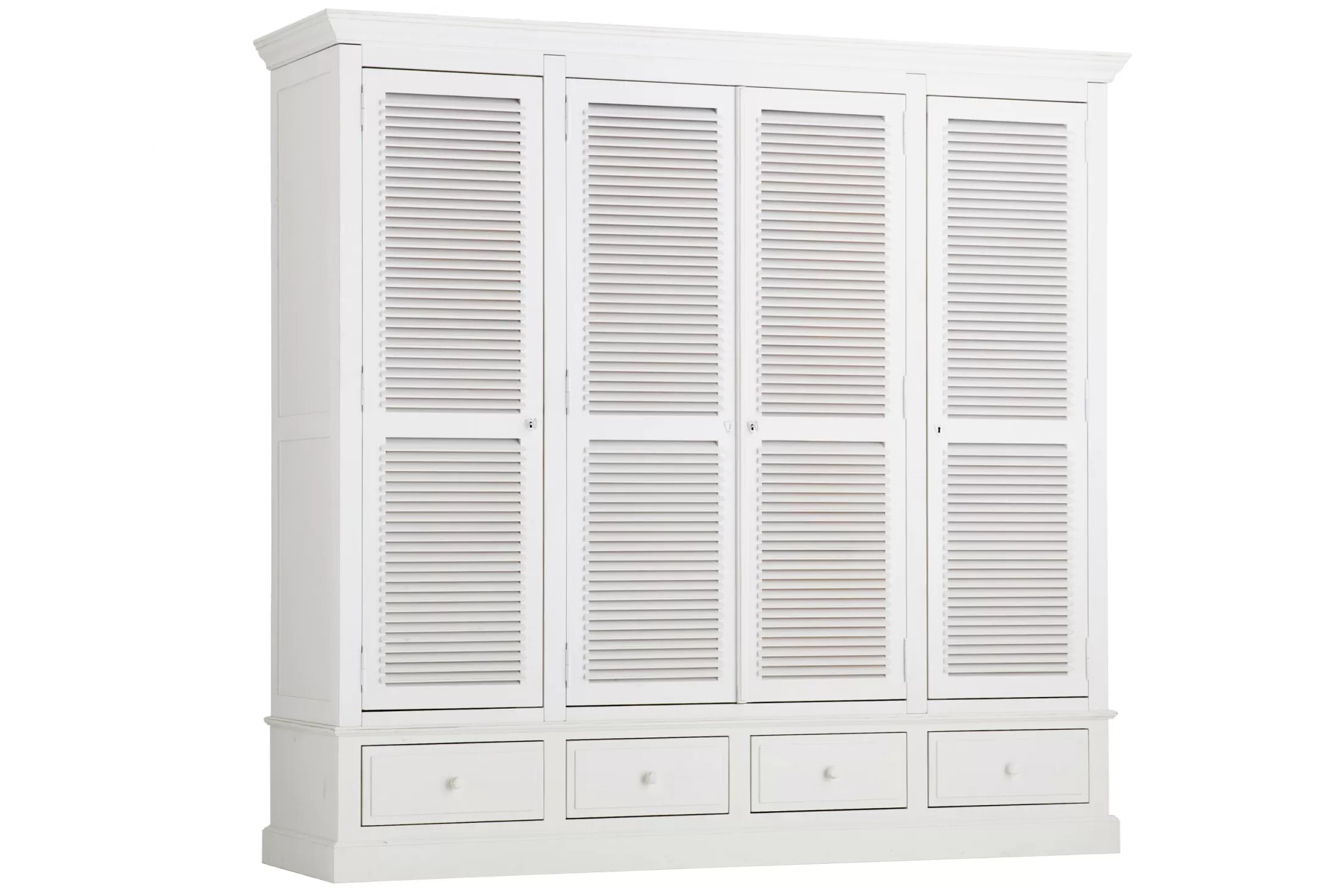 Flamant Cupboards^Marie, Wardrobe, White, 4 Doors