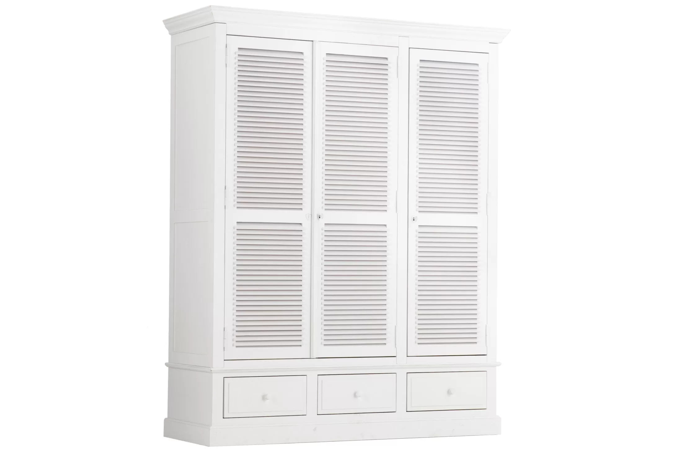 Flamant Cupboards^Marie, Wardrobe, White, 3 Doors