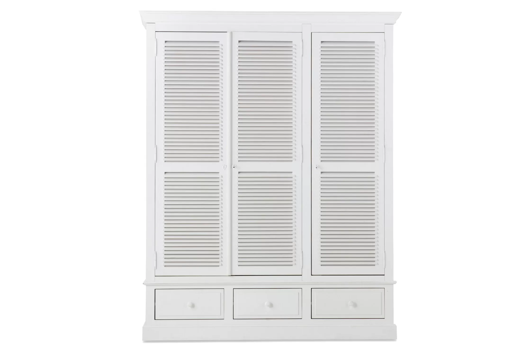 Flamant Cupboards^Marie, Wardrobe, White, 3 Doors