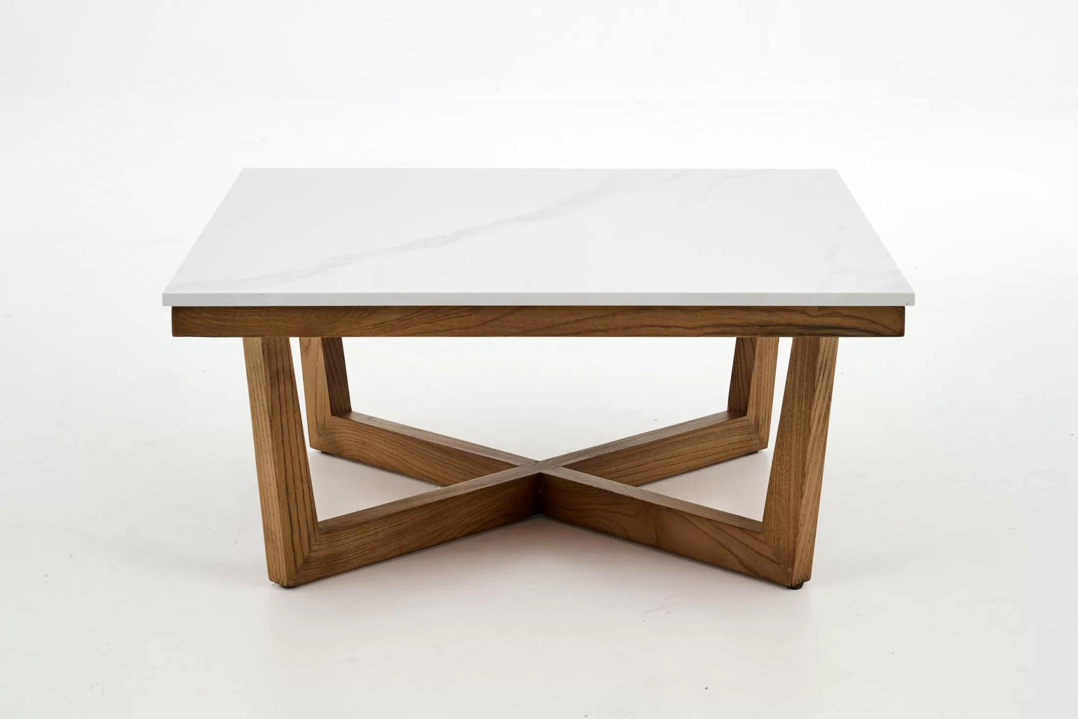 Flamant Coffee Tables^Marnix, Coffee Table, Oak And Stone, 90X90