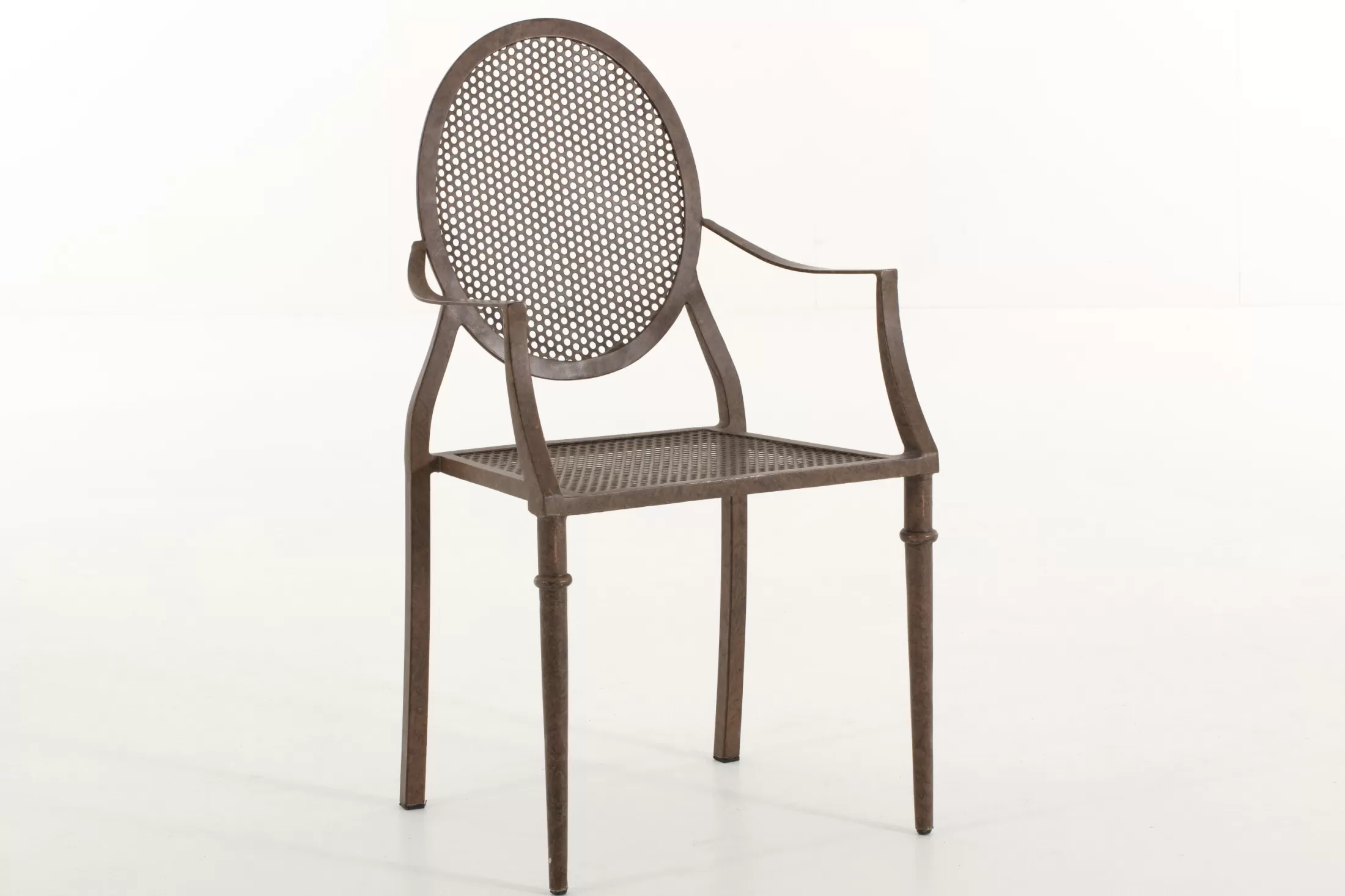 Flamant Garden Chairs^Mary, Garden Armchair, Rust Finish, Metal