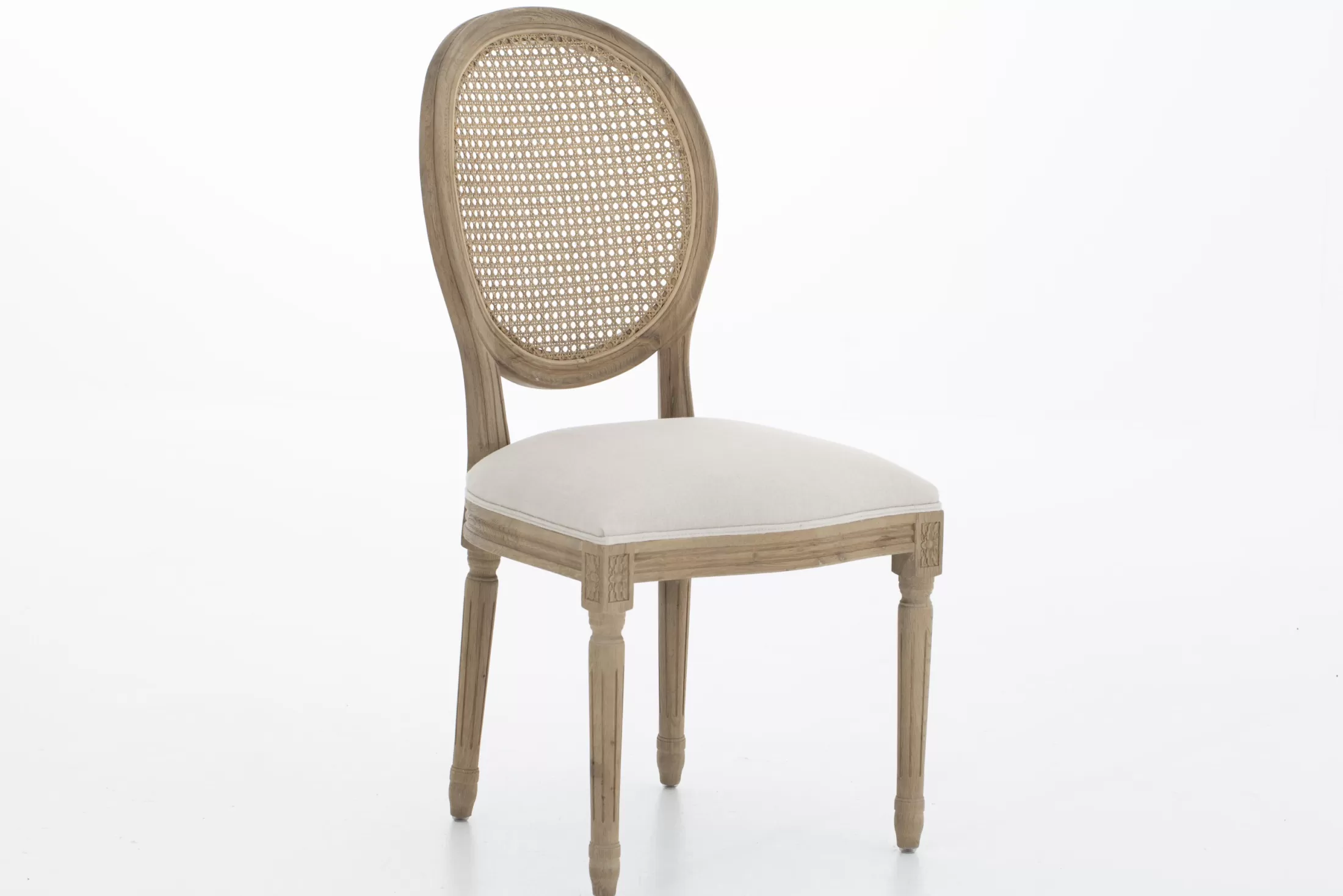 Flamant Chairs^Medy, Chair, Oak, Natural Linen