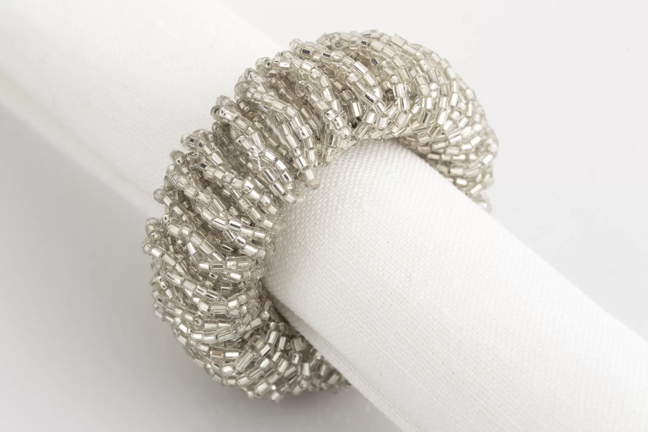 Flamant Accessories^Meina, Napkin Ring, Beads, Silver