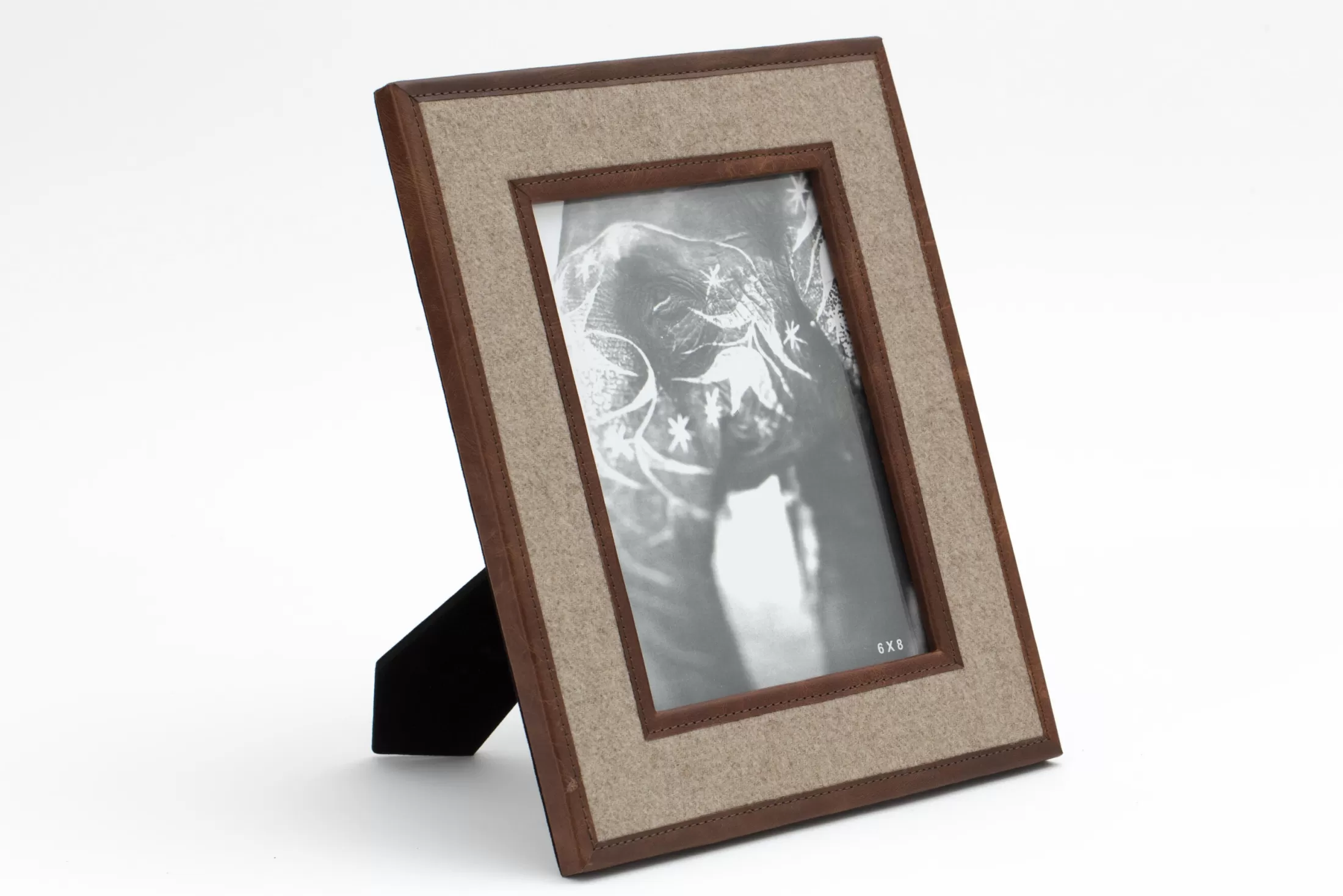 Flamant Decoration^Milburn, Picture Frame, Wool And Leather, 15X20