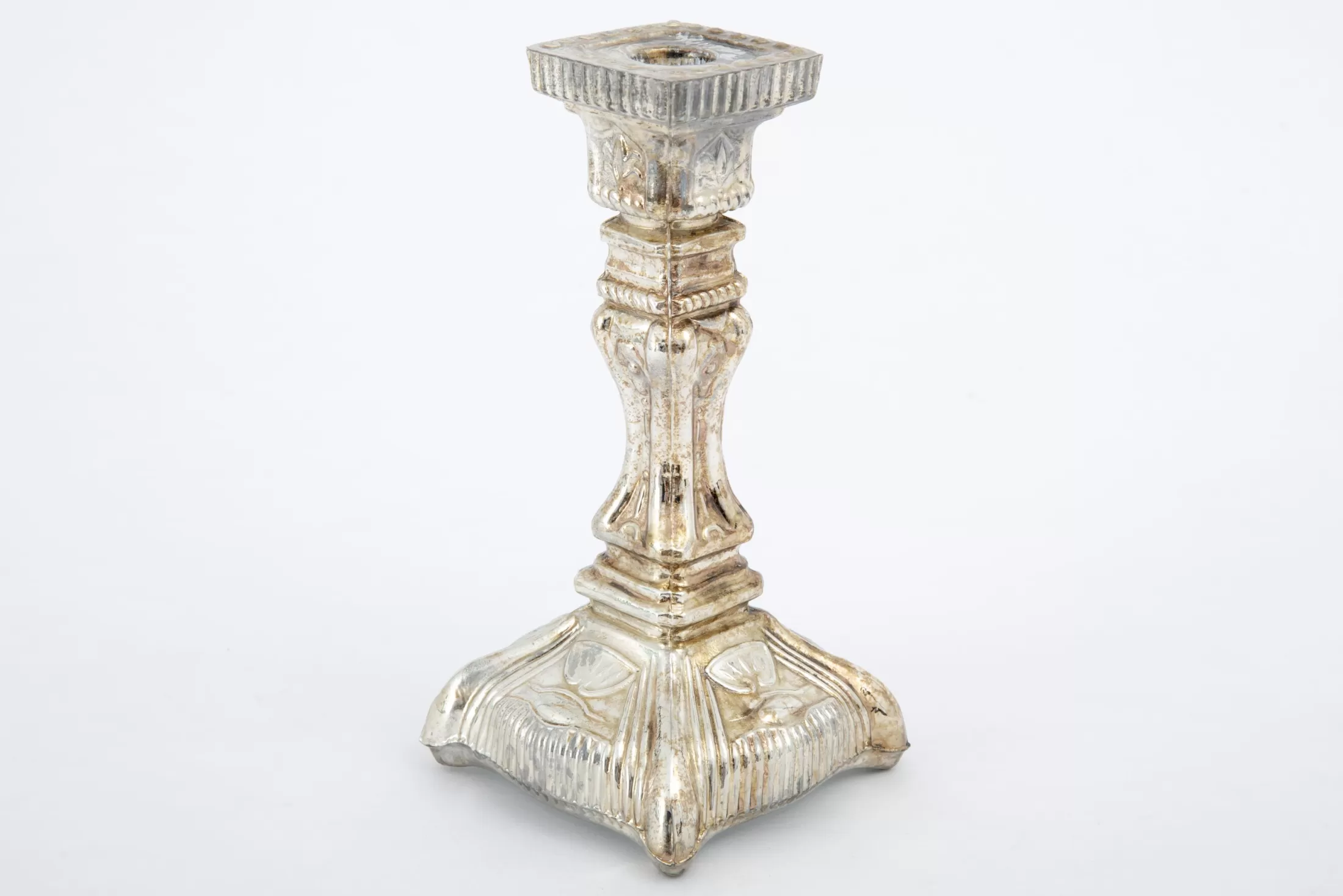 Flamant Decoration^Newmarch, Candlestick, Mercury Glass