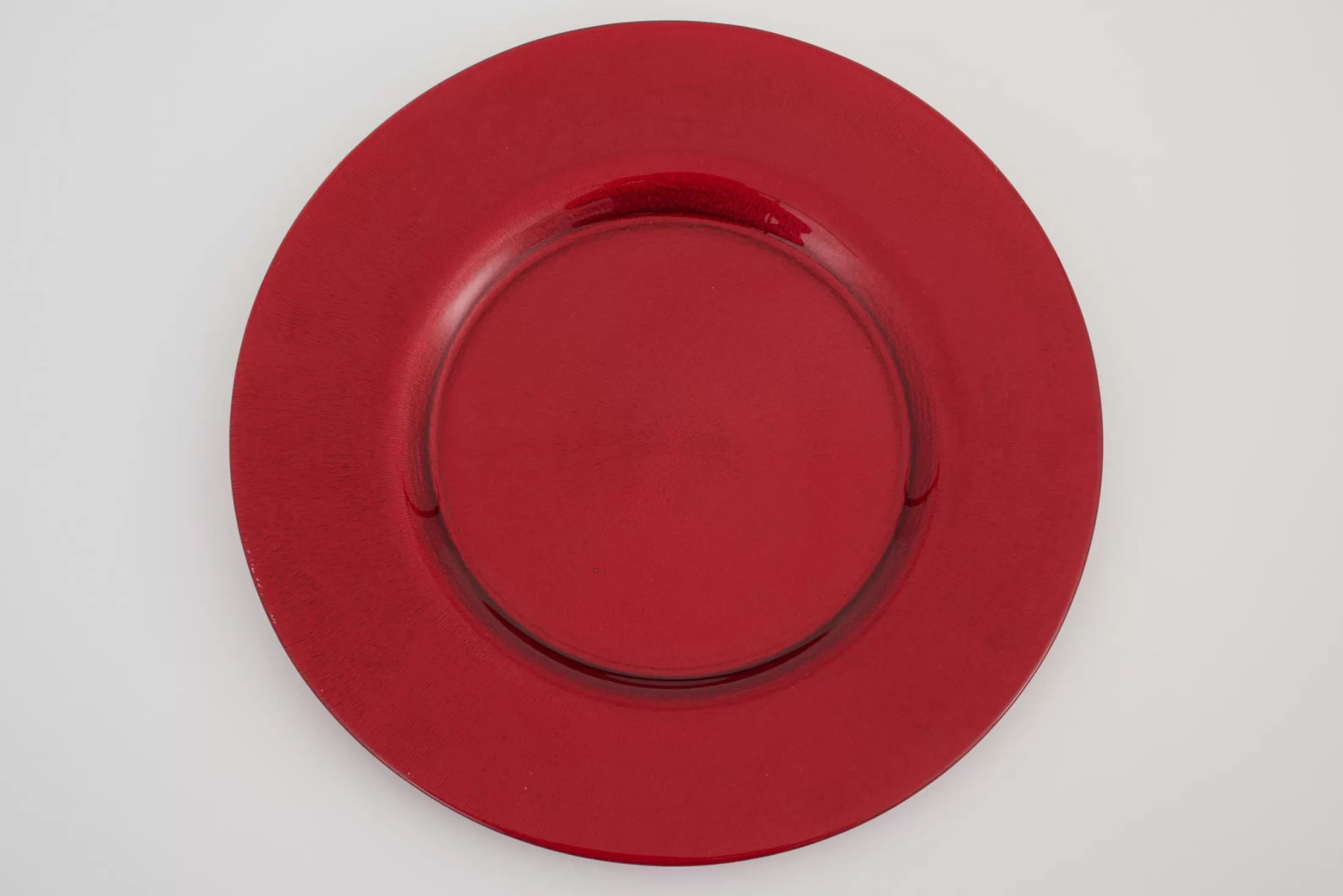 Flamant Plates, Dishes And Bowls^Pacelle, Plate, Glass, Red