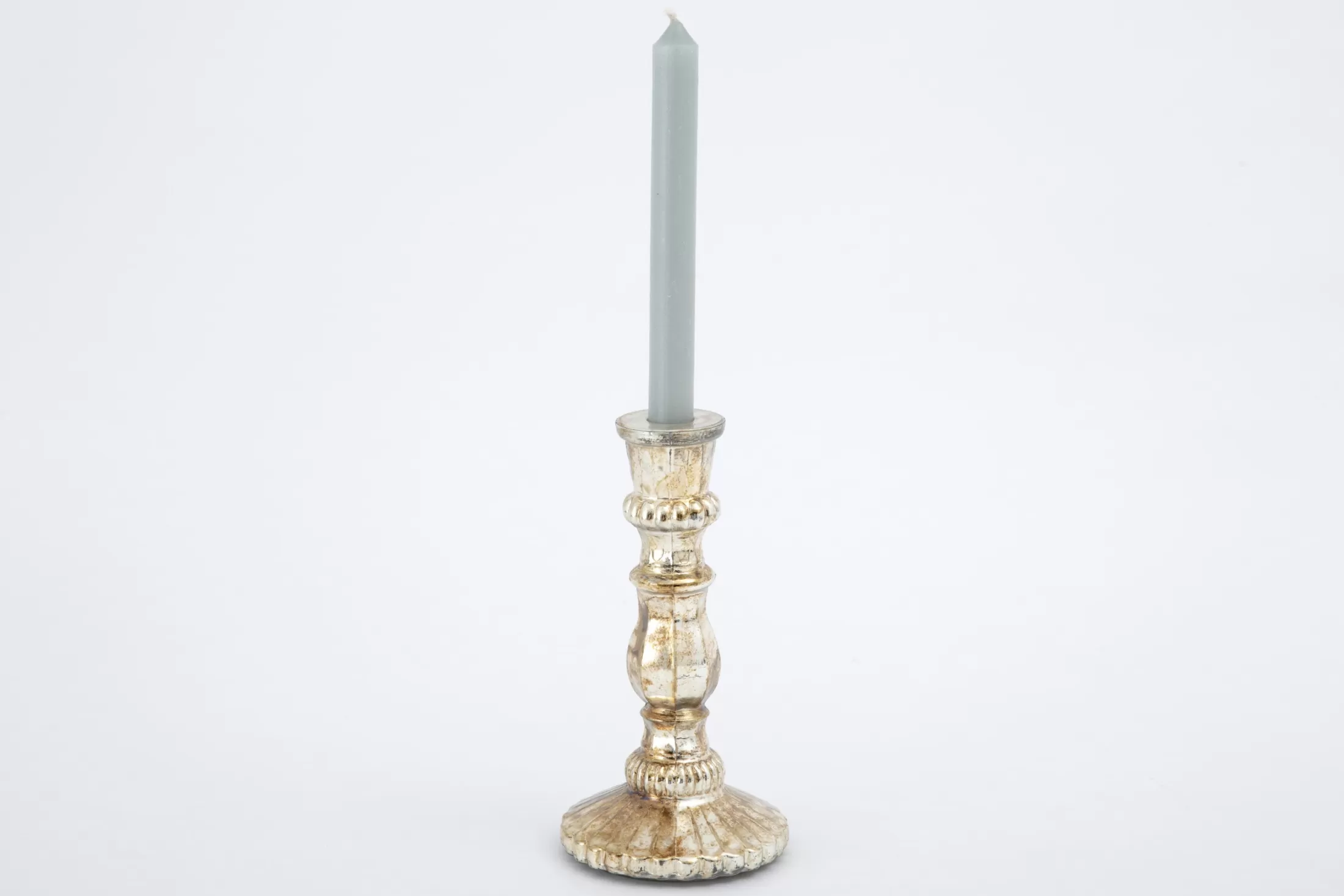 Flamant Decoration^Ramsey, Candlestick, Mercury Glass