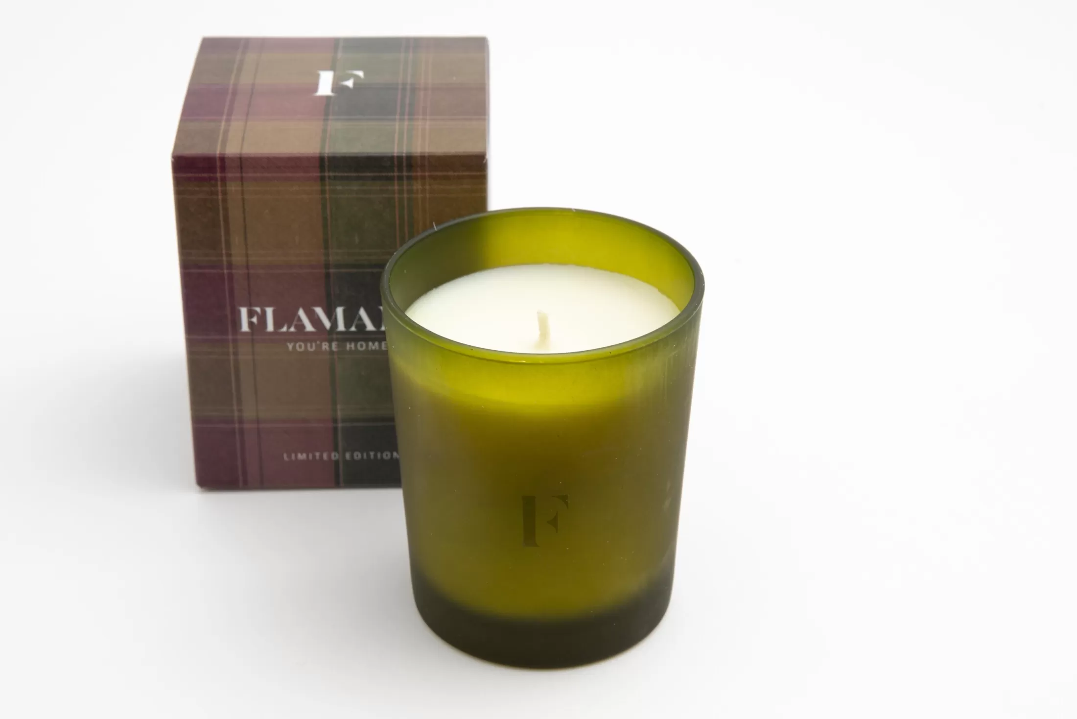 Flamant Mothers Day^Tartan, Scented Candle, Candamon Seed