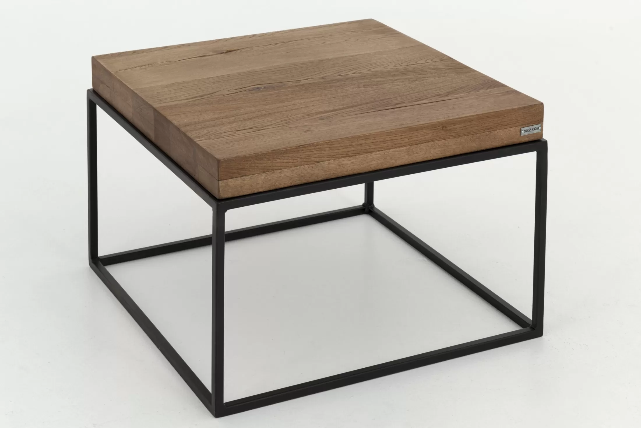 Flamant Coffee Tables^Urban, Side Table, Oak And Metal, Light Brown