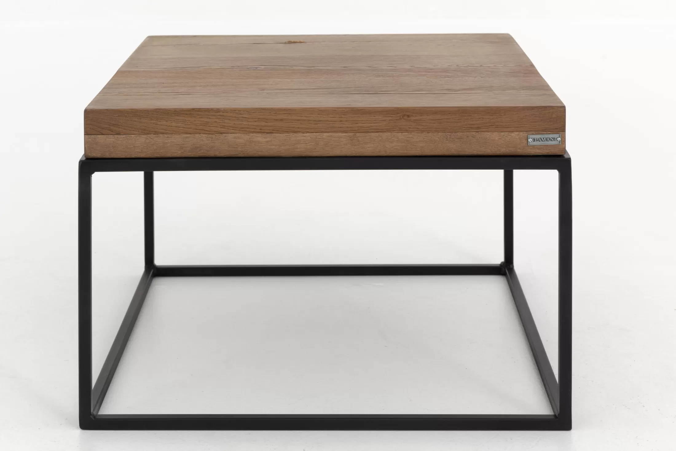 Flamant Coffee Tables^Urban, Side Table, Oak And Metal, Light Brown