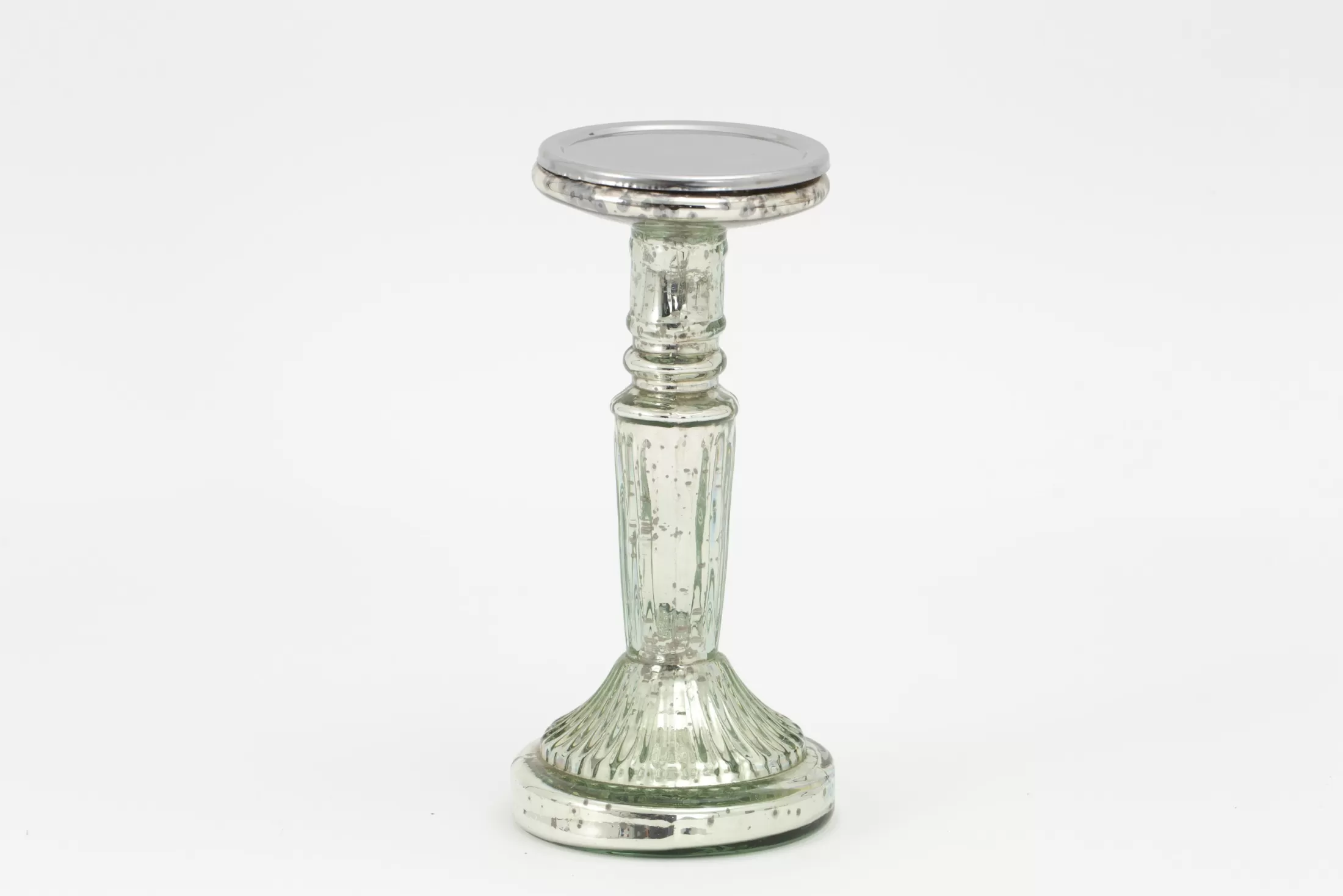 Flamant Decoration^Zinia, Candlestick, Mercury Glass, S